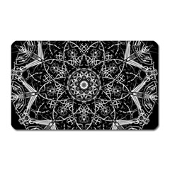 Black And White Pattern Magnet (rectangular) by Sobalvarro