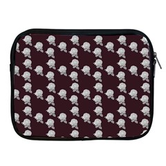 White Rose In Maroon Apple Ipad 2/3/4 Zipper Cases by snowwhitegirl