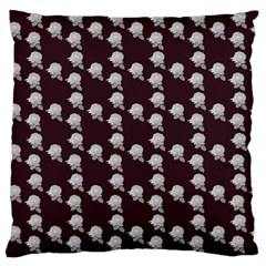 White Rose In Maroon Standard Flano Cushion Case (two Sides) by snowwhitegirl