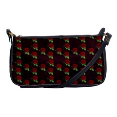 Rose Maroon Shoulder Clutch Bag by snowwhitegirl