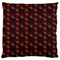 Rose Maroon Standard Flano Cushion Case (one Side) by snowwhitegirl