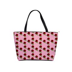 Rose In Pink Classic Shoulder Handbag by snowwhitegirl