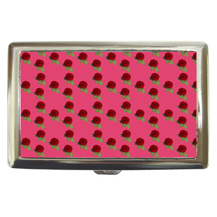 Rose In Mexican Pink Cigarette Money Case