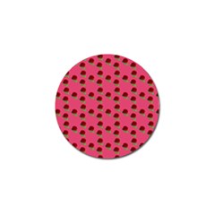 Rose In Mexican Pink Golf Ball Marker (4 pack)