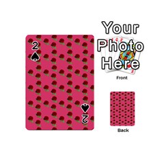 Rose In Mexican Pink Playing Cards 54 Designs (Mini)