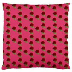 Rose In Mexican Pink Large Cushion Case (One Side)