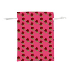 Rose In Mexican Pink Lightweight Drawstring Pouch (M)