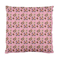 Robin Art Pink Pattern Standard Cushion Case (two Sides) by snowwhitegirl