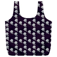 White Rose In Purple Full Print Recycle Bag (xxl) by snowwhitegirl