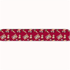 Robin Art Red Pattern Small Bar Mats