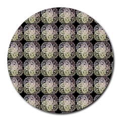 Doily Only Pattern Round Mousepads