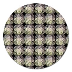 Doily Only Pattern Magnet 5  (round)