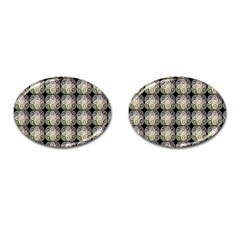 Doily Only Pattern Cufflinks (oval) by snowwhitegirl