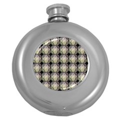 Doily Only Pattern Round Hip Flask (5 Oz) by snowwhitegirl