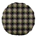 Doily Only Pattern Large 18  Premium Flano Round Cushions Front