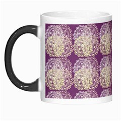 Doily Only Pattern Purple Morph Mugs by snowwhitegirl