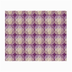 Doily Only Pattern Purple Small Glasses Cloth by snowwhitegirl