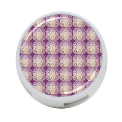 Doily Only Pattern Purple 4-port Usb Hub (one Side) by snowwhitegirl