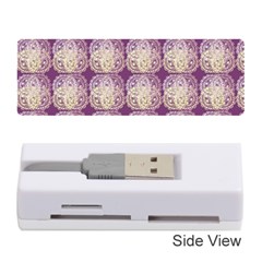 Doily Only Pattern Purple Memory Card Reader (stick) by snowwhitegirl