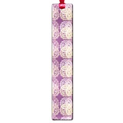 Doily Only Pattern Purple Large Book Marks by snowwhitegirl