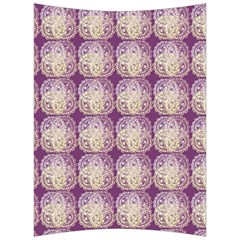 Doily Only Pattern Purple Back Support Cushion by snowwhitegirl