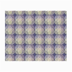 Doily Only Pattern Blue Small Glasses Cloth by snowwhitegirl