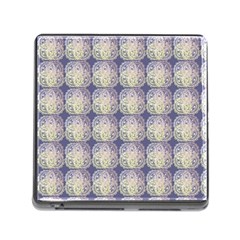 Doily Only Pattern Blue Memory Card Reader (square 5 Slot) by snowwhitegirl