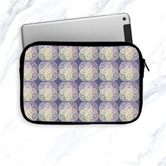 Doily Only Pattern Blue Apple Ipad Mini Zipper Cases by snowwhitegirl