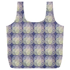 Doily Only Pattern Blue Full Print Recycle Bag (xxxl) by snowwhitegirl