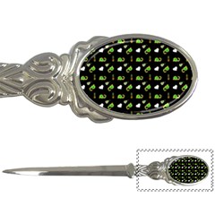 Green Elephant Pattern Letter Opener by snowwhitegirl