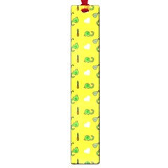 Green Elephant Pattern Yellow Large Book Marks by snowwhitegirl