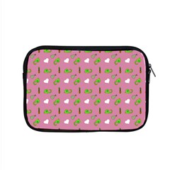 Green Elephant Pattern Mauve Apple Macbook Pro 15  Zipper Case by snowwhitegirl