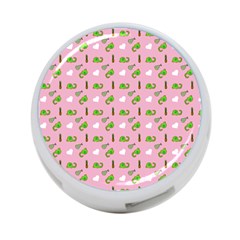 Green Elephant Pattern Pink 4-port Usb Hub (two Sides) by snowwhitegirl