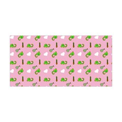 Green Elephant Pattern Pink Yoga Headband by snowwhitegirl