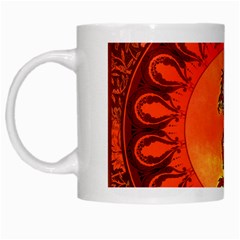 Wonderful Chinese Dragon White Mugs by FantasyWorld7