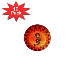 Wonderful Chinese Dragon 1  Mini Magnet (10 Pack)  by FantasyWorld7