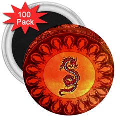 Wonderful Chinese Dragon 3  Magnets (100 Pack) by FantasyWorld7