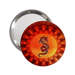 Wonderful Chinese Dragon 2 25  Handbag Mirrors by FantasyWorld7