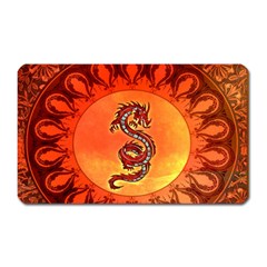 Wonderful Chinese Dragon Magnet (rectangular) by FantasyWorld7