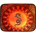 Wonderful Chinese Dragon Double Sided Fleece Blanket (Mini) 