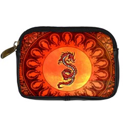 Wonderful Chinese Dragon Digital Camera Leather Case by FantasyWorld7