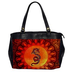 Wonderful Chinese Dragon Oversize Office Handbag by FantasyWorld7