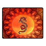 Wonderful Chinese Dragon Fleece Blanket (Small)