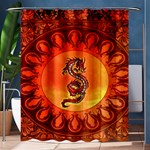 Wonderful Chinese Dragon Shower Curtain 60  x 72  (Medium) 