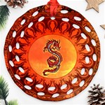 Wonderful Chinese Dragon Ornament (Round Filigree)