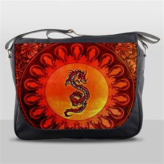 Wonderful Chinese Dragon Messenger Bag by FantasyWorld7