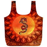 Wonderful Chinese Dragon Full Print Recycle Bag (XL) Front