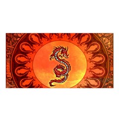 Wonderful Chinese Dragon Satin Shawl by FantasyWorld7