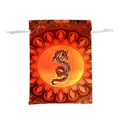 Wonderful Chinese Dragon Lightweight Drawstring Pouch (m) by FantasyWorld7