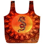 Wonderful Chinese Dragon Full Print Recycle Bag (XXL)